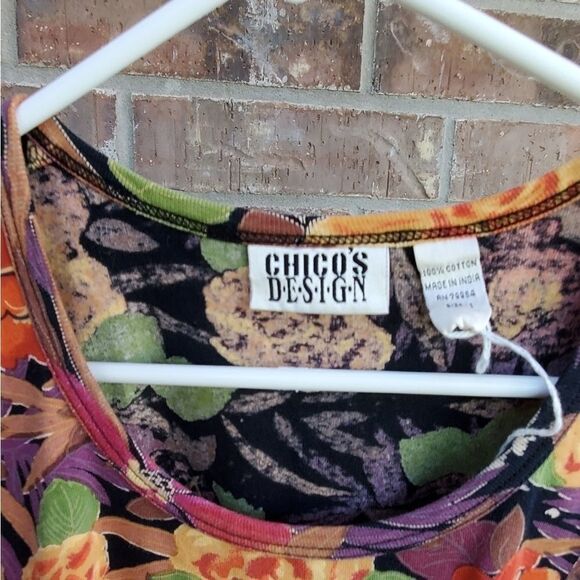 Vintage Chico's Design floral top - Picture 7 of 7